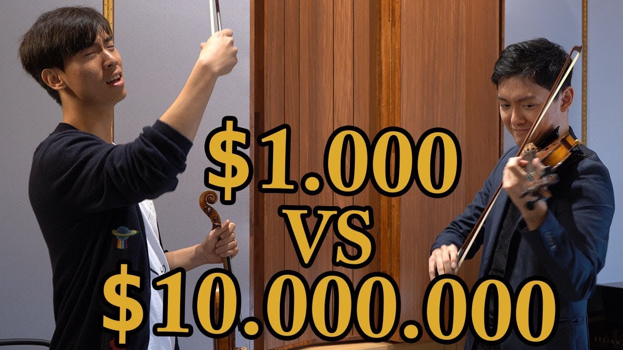 $1000 vs $10,000,000 小提琴