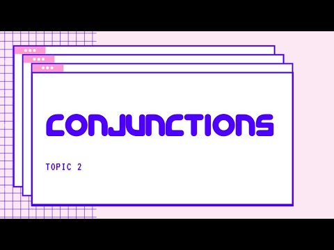 2.Conjunctions