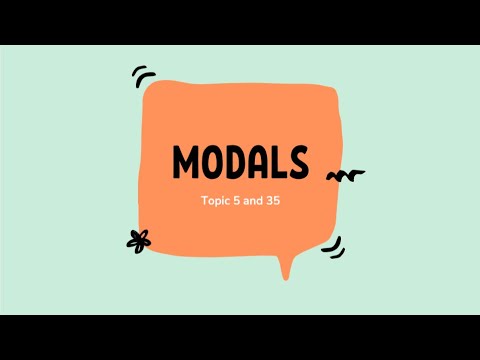 5.Modals  | Strategic Learning