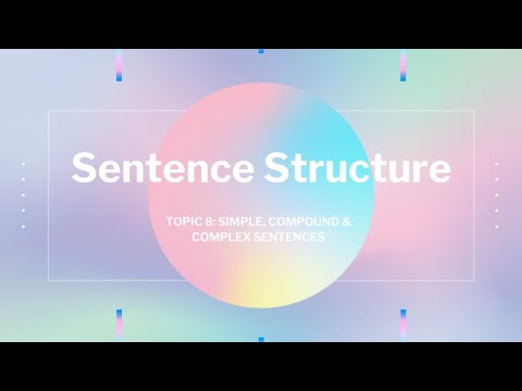 6.Sentence Structures | Strategic Learning